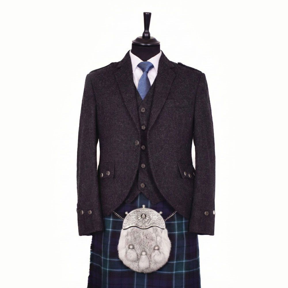 Charcoal Tweed Jacket