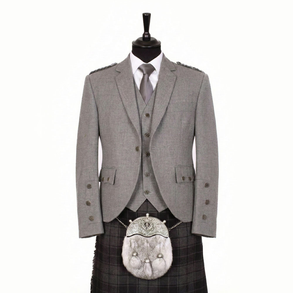 Grey Arrochar Braemar Tweed Jacket