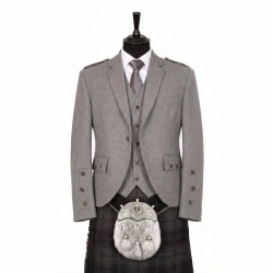 Grey Arrochar Braemar Tweed Jacket