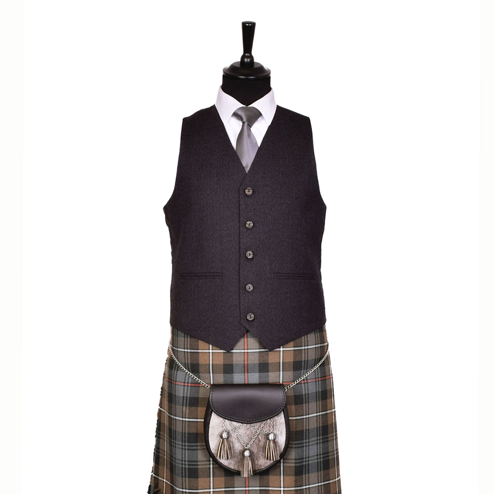 Charcoal Arrochar Braemar Waistcoat
