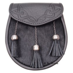 SSD1 Grey Semi Dress Sporran