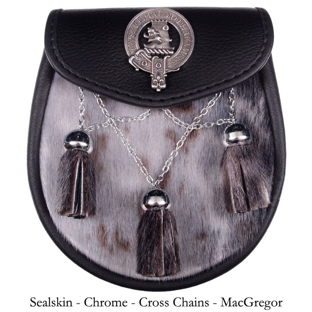 Semi-Dress Sporran Scottish Clan Crest