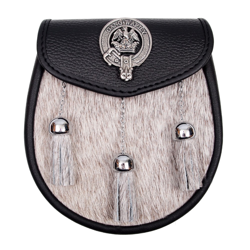 Semi-Dress Sporran Scottish Clan Crest