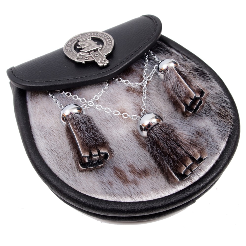 Semi-Dress Sporran Scottish Clan Crest